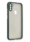 Samsung Galaxy A11 Kılıf Montreal Silikon Kapak - Yeşil