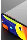 Samsung Galaxy A11 Kılıf Range Yüzüklü Silikon - Siyah-Kırmızı