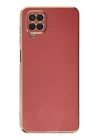 Samsung Galaxy A12 Kılıf Volet Silikon - Kırmızı