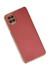 Samsung Galaxy A12 Kılıf Volet Silikon - Kırmızı