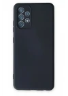 Samsung Galaxy A13 4G Kılıf Nano içi Kadife Silikon - Lacivert