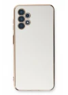 Samsung Galaxy A13 4G Kılıf Volet Silikon - Beyaz
