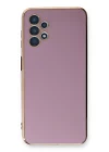 Samsung Galaxy A13 4G Kılıf Volet Silikon - Mor