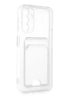 Samsung Galaxy A14 4G Kılıf Kart Şeffaf Silikon - Şeffaf
