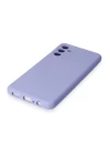 Samsung Galaxy A14 4G Kılıf Nano içi Kadife Silikon - Lila