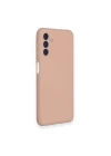 Samsung Galaxy A14 4G Kılıf Nano içi Kadife Silikon - Pudra