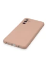 Samsung Galaxy A14 4G Kılıf Nano içi Kadife Silikon - Pudra
