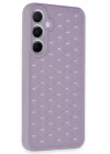 Samsung Galaxy A15 4G Kılıf Petek Silikon Kapak - Lila