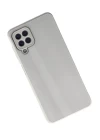 Samsung Galaxy A22 Kılıf Glass Kapak - Beyaz