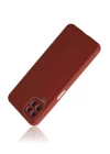 Samsung Galaxy A22 Kılıf Glass Kapak - Bordo