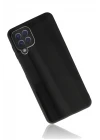 Samsung Galaxy A22 Kılıf Glass Kapak - Siyah