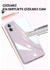 Samsung Galaxy A22 Kılıf Glass Kapak - Siyah