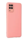 Samsung Galaxy A22 Kılıf Lansman Glass Kapak - Pembe