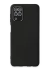 Samsung Galaxy A22 Kılıf Lansman Glass Kapak - Siyah