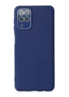 Samsung Galaxy A22 Kılıf Lansman Glass Kapak - Sky Blue