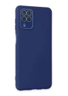 Samsung Galaxy A22 Kılıf Lansman Glass Kapak - Sky Blue