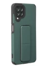 Samsung Galaxy A22 Kılıf Mega Standlı Silikon - Yeşil