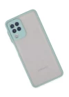 Samsung Galaxy A22 Kılıf Montreal Silikon Kapak - Turkuaz