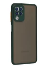 Samsung Galaxy A22 Kılıf Montreal Silikon Kapak - Yeşil