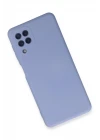 Samsung Galaxy A22 Kılıf Nano içi Kadife Silikon - Lila