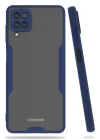 Samsung Galaxy A22 Kılıf Platin Silikon - Lacivert