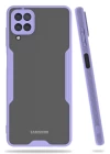 Samsung Galaxy A22 Kılıf Platin Silikon - Lila
