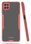 Samsung Galaxy A22 Kılıf Platin Silikon - Pembe
