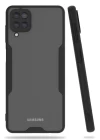 Samsung Galaxy A22 Kılıf Platin Silikon - Siyah