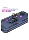Samsung Galaxy A22 Kılıf Sofya Yüzüklü Silikon Kapak - Lacivert