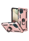 Samsung Galaxy A22 Kılıf Sofya Yüzüklü Silikon Kapak - Rose