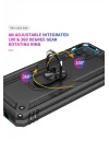 Samsung Galaxy A22 Kılıf Sofya Yüzüklü Silikon Kapak - Siyah