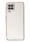 Samsung Galaxy A22 Kılıf Volet Silikon - Beyaz
