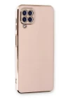 Samsung Galaxy A22 Kılıf Volet Silikon - Pembe