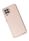 Samsung Galaxy A22 Kılıf Volet Silikon - Pembe