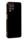 Samsung Galaxy A22 Kılıf Volet Silikon - Siyah