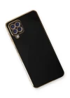 Samsung Galaxy A22 Kılıf Volet Silikon - Siyah