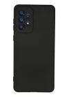 Samsung Galaxy A23 4G Kılıf Nano içi Kadife Silikon - Siyah