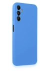 Samsung Galaxy A24 4G Kılıf First Silikon - Mavi