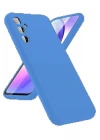 Samsung Galaxy A24 4G Kılıf First Silikon - Mavi