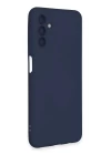 Samsung Galaxy A24 4G Kılıf Nano içi Kadife Silikon - Lacivert