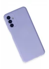 Samsung Galaxy A24 4G Kılıf Nano içi Kadife Silikon - Lila