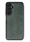 Samsung Galaxy A25 5G Kılıf Flip Cover - Koyu Yeşil