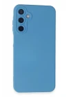 Samsung Galaxy A25 5G Kılıf Nano içi Kadife Silikon - Mavi