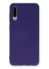 Samsung Galaxy A30S Kılıf Nano içi Kadife Silikon - Mor