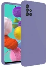 Samsung Galaxy A31 Kılıf Nano içi Kadife Silikon - Lila