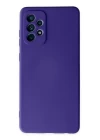 Samsung Galaxy A32 Kılıf Nano içi Kadife Silikon - Mor