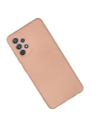 Samsung Galaxy A32 Kılıf Nano içi Kadife Silikon - Pudra
