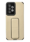 Samsung Galaxy A33 5G Kılıf Mega Standlı Silikon - Gold