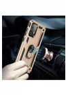 Samsung Galaxy A33 5G Kılıf Sofya Yüzüklü Silikon Kapak - Gold