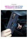 Samsung Galaxy A33 5G Kılıf Sofya Yüzüklü Silikon Kapak - Lacivert
